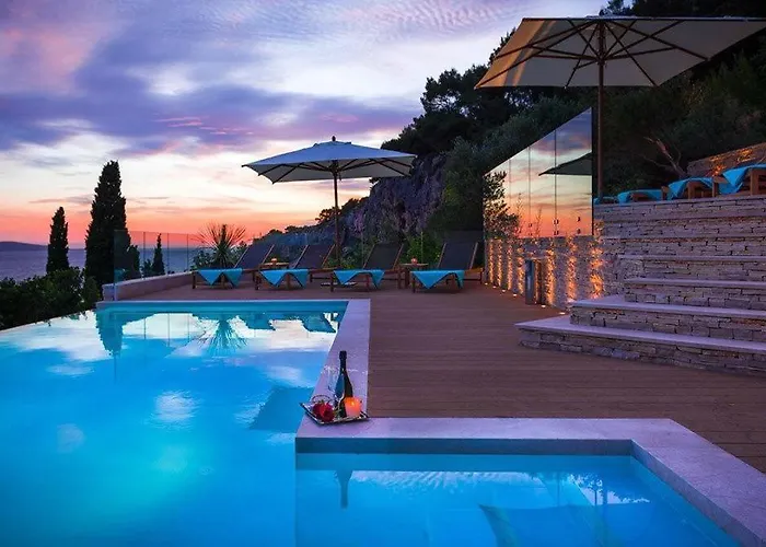 Luxury Hvar Carpe Diem With Private Pool By The Sea Villa *